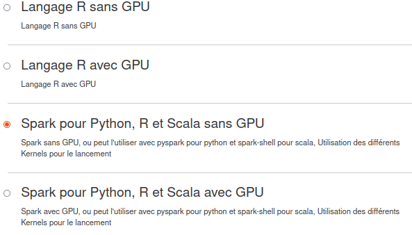 jupyter - Choix Scala